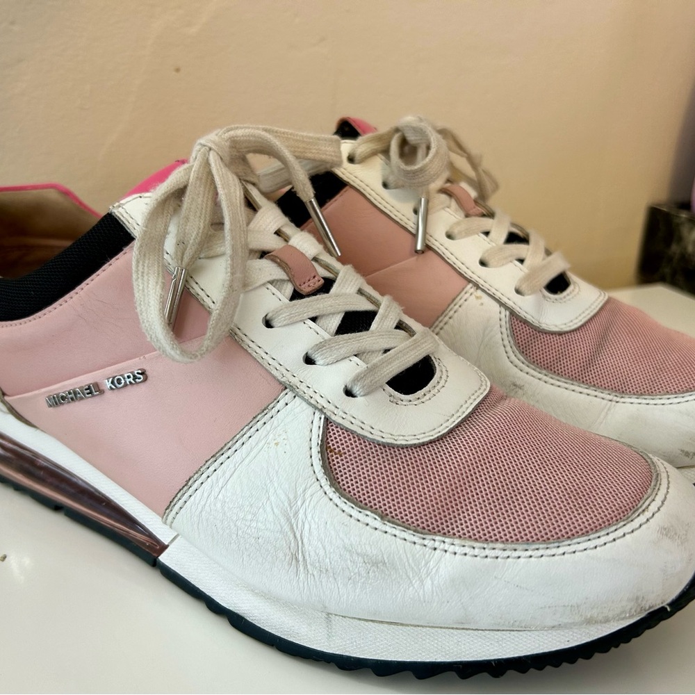 Michael Kors Women's Sneakers in Pink and White